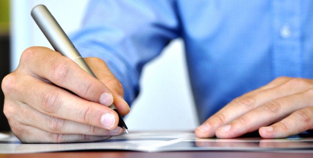 contract tekenen