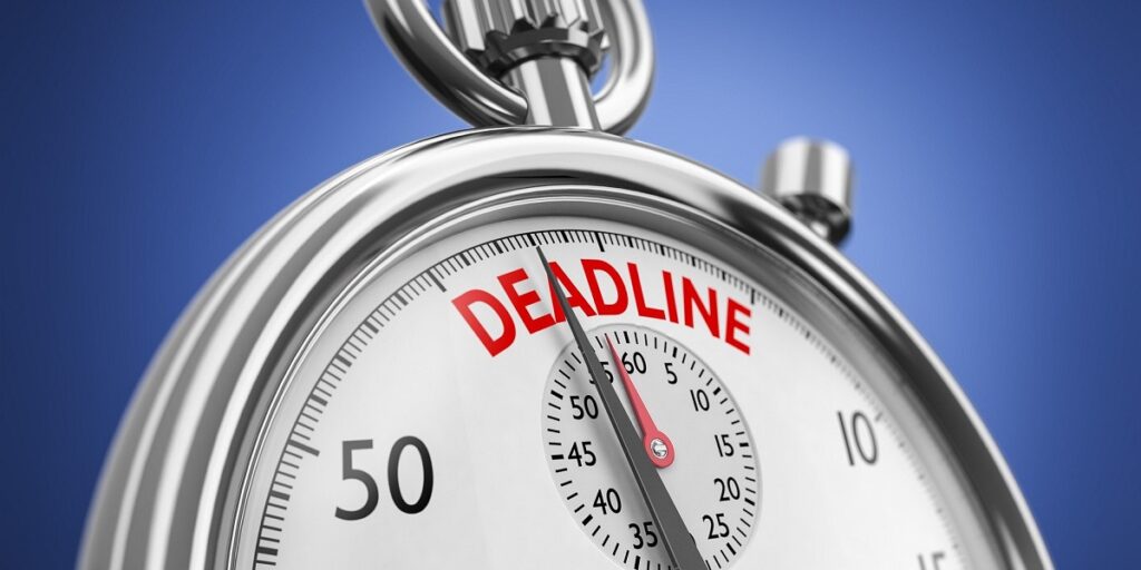 Wkb deadline is in zicht