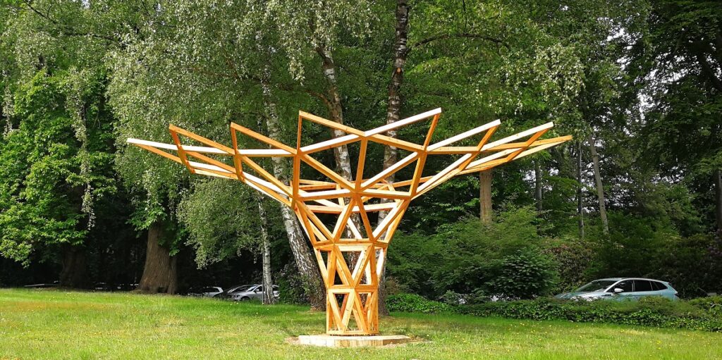 kunstwerk houtbouw