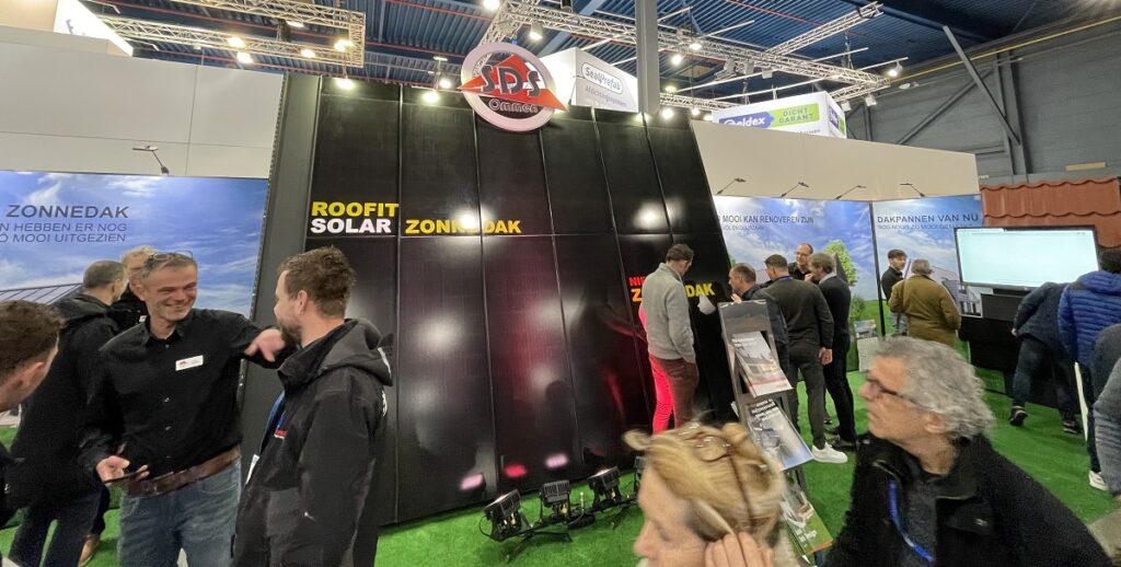 pv-daksysteem op BouwBeurs