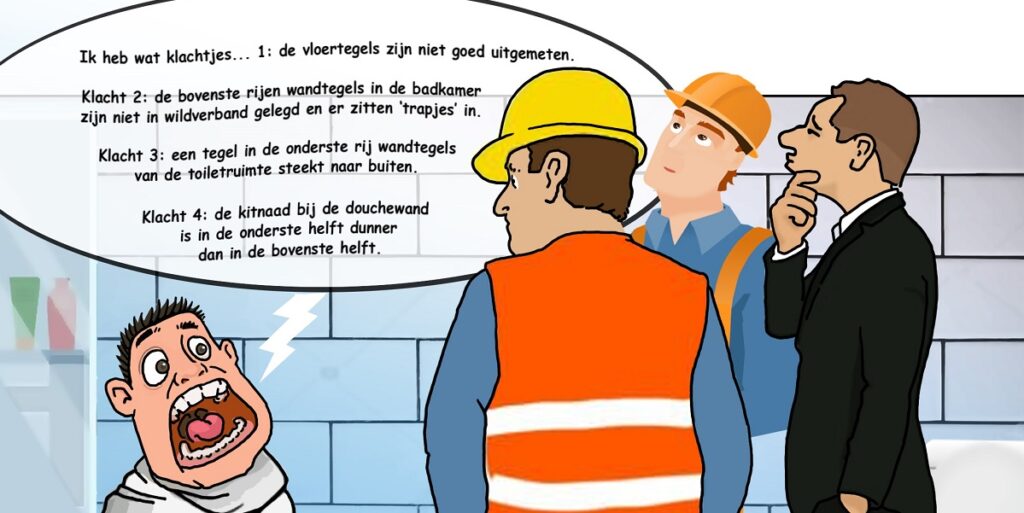 tegelwerk badkamer arbitrage
