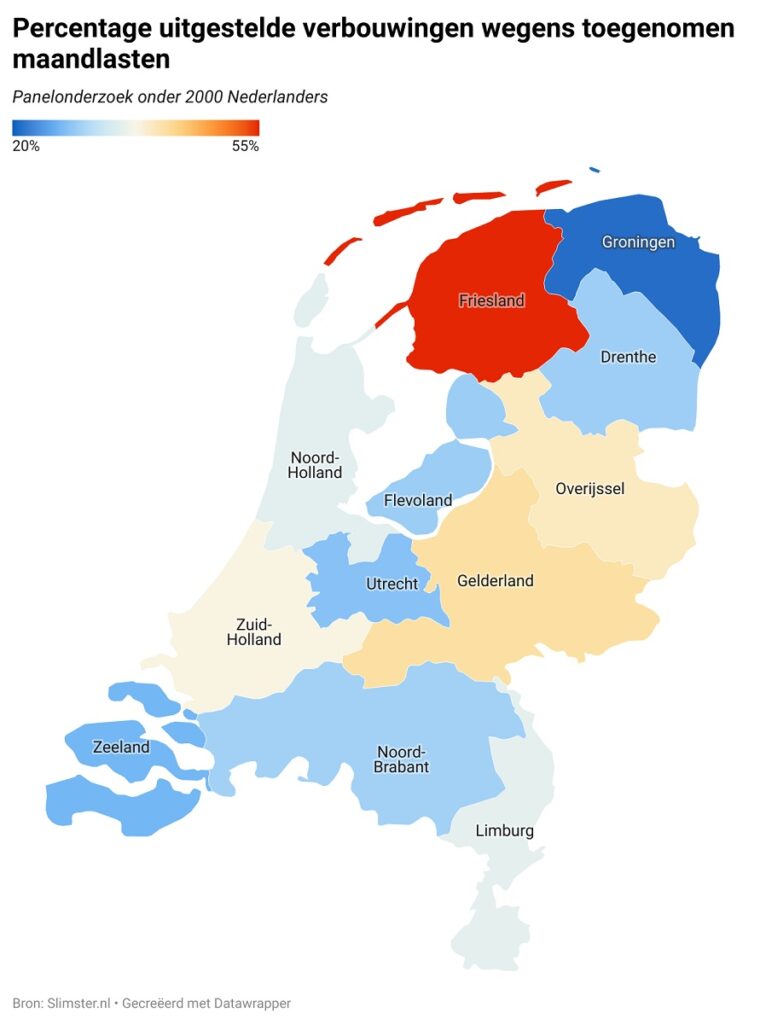 verbouwingsplannen per provincie
